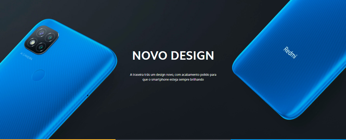 Smartphone Xiaomi Redmi 9C 64GB 3GB RAM Tela 6,53